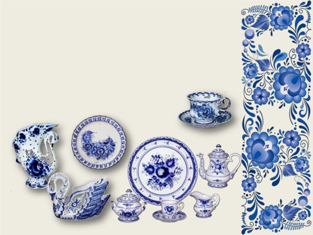 Народная роспись Гжель