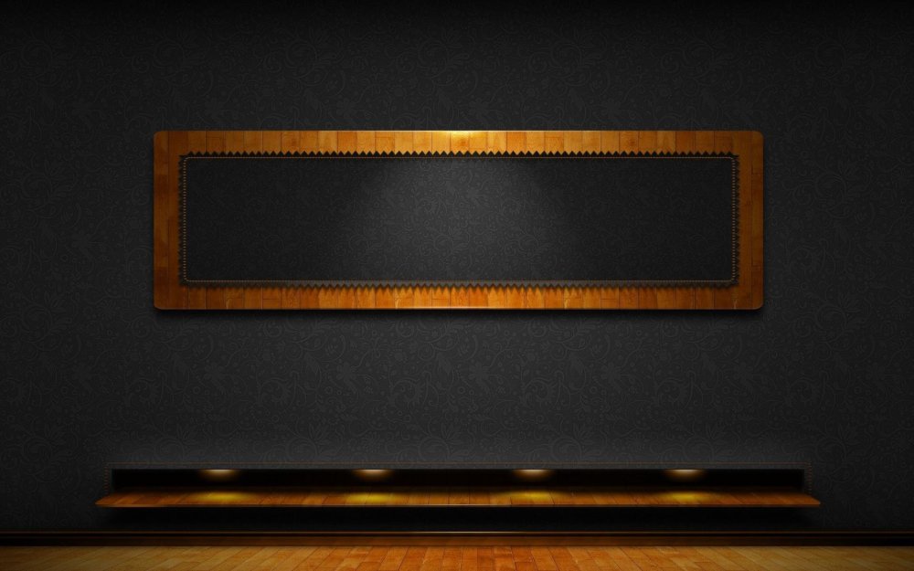 Белая полка на прозрачном фоне