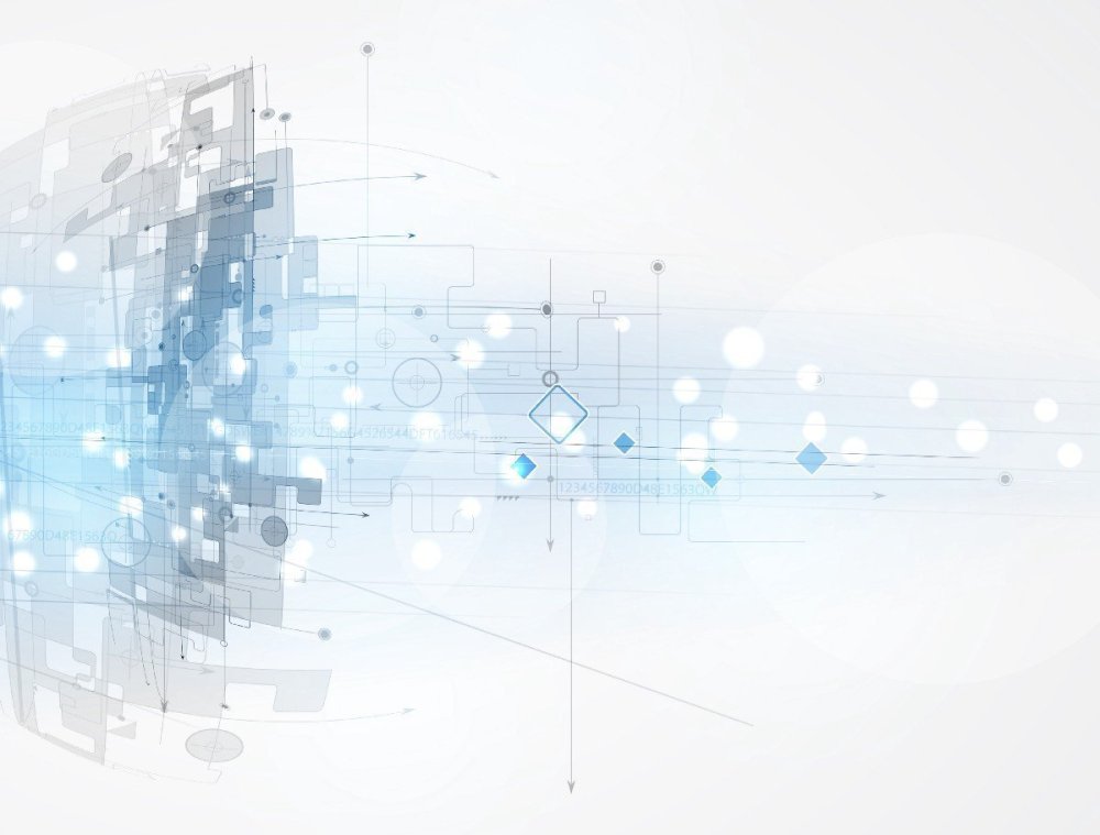 Цифровой фон белый