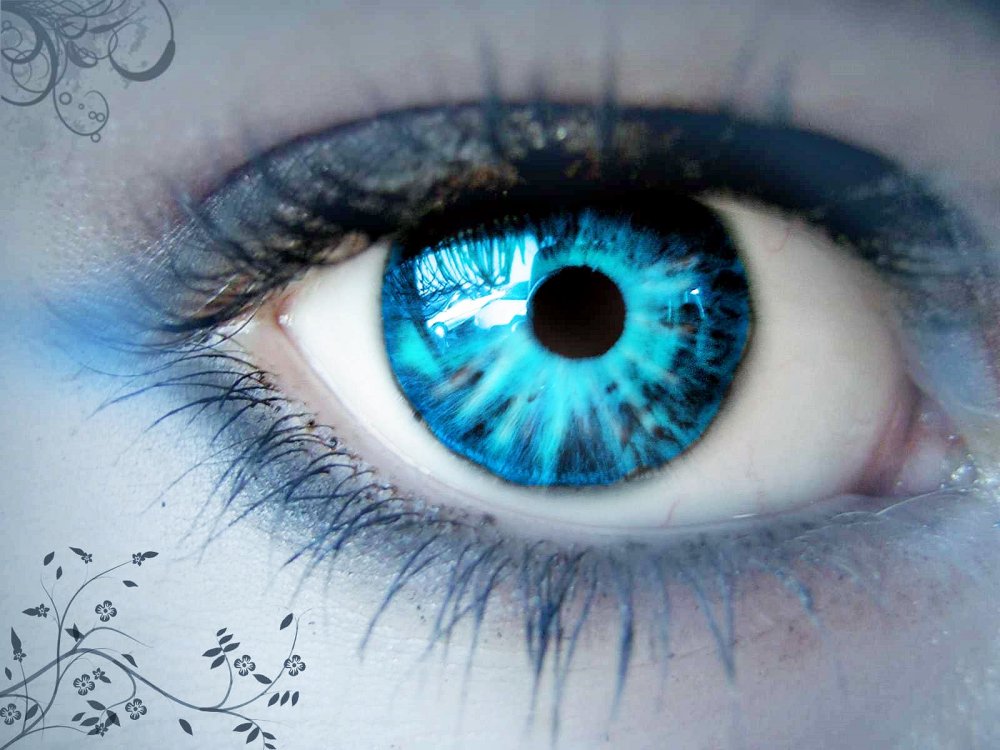Синие глаза