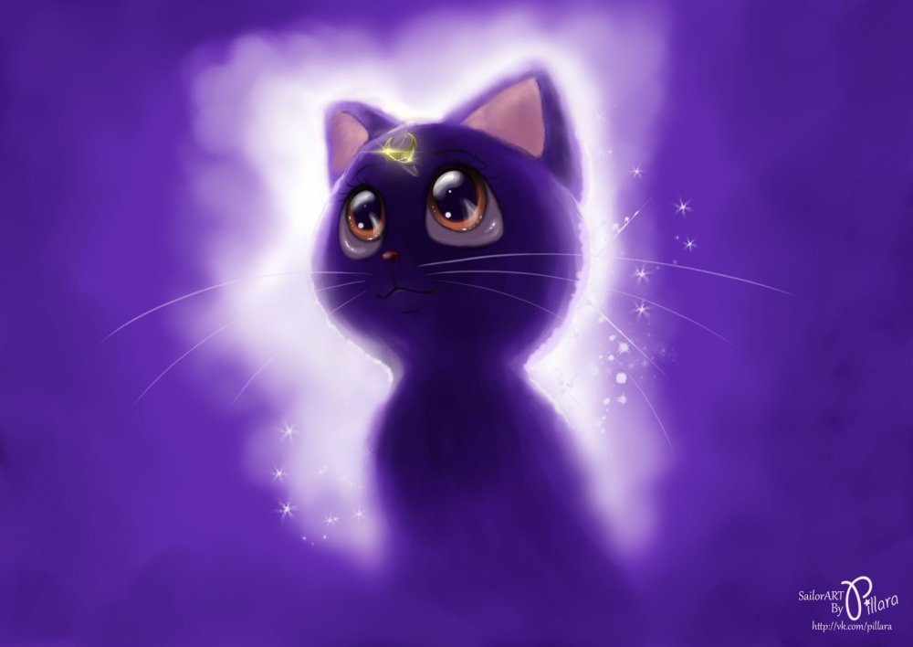 Сейлормун фиолетовая кошка