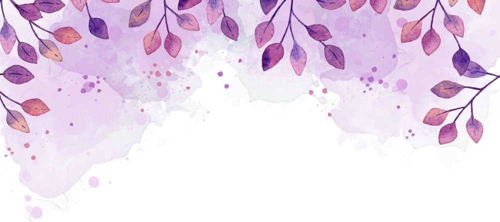 Акварельный весенний фон