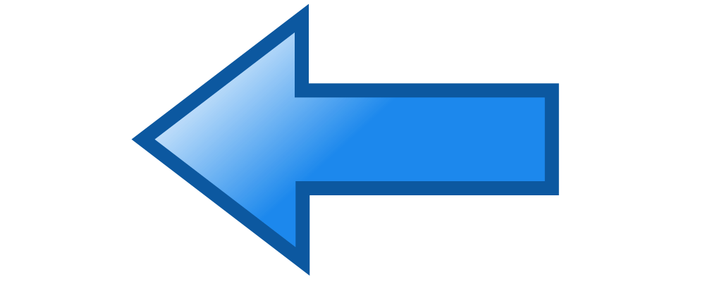 Стрелка влево без фона