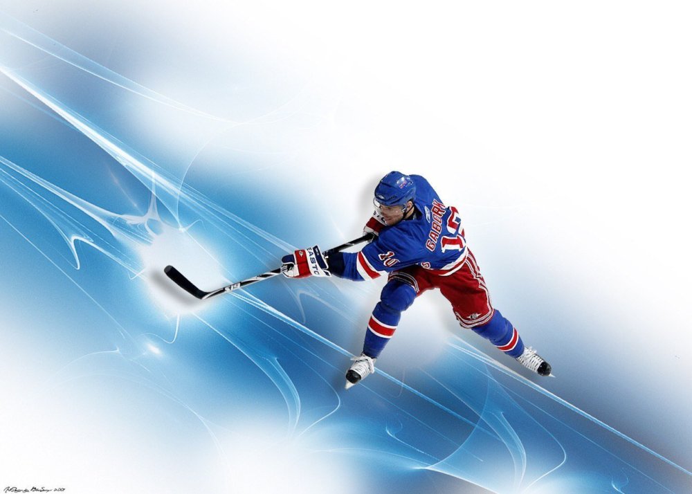 Хоккейный вратарь арт