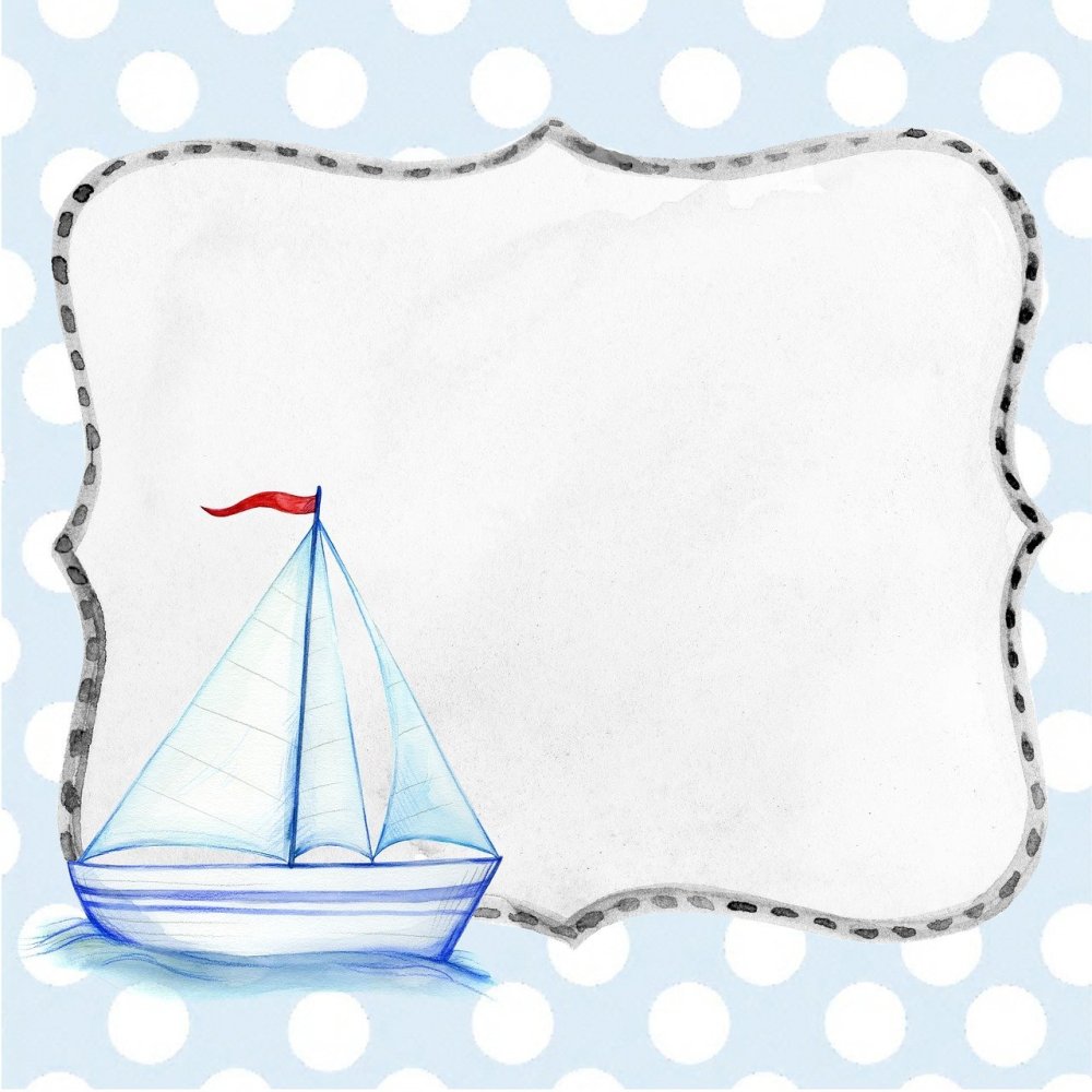 Рамка кораблик