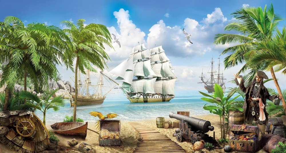 Пираты Карибского моря остров