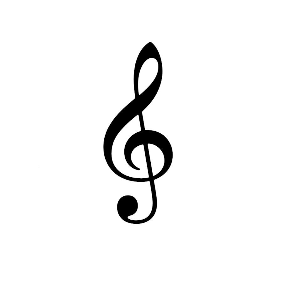 Скрипичный ключ точками