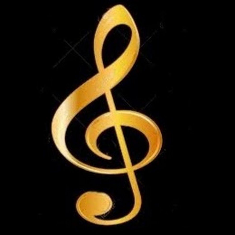 Скрипичный ключ на белом фоне