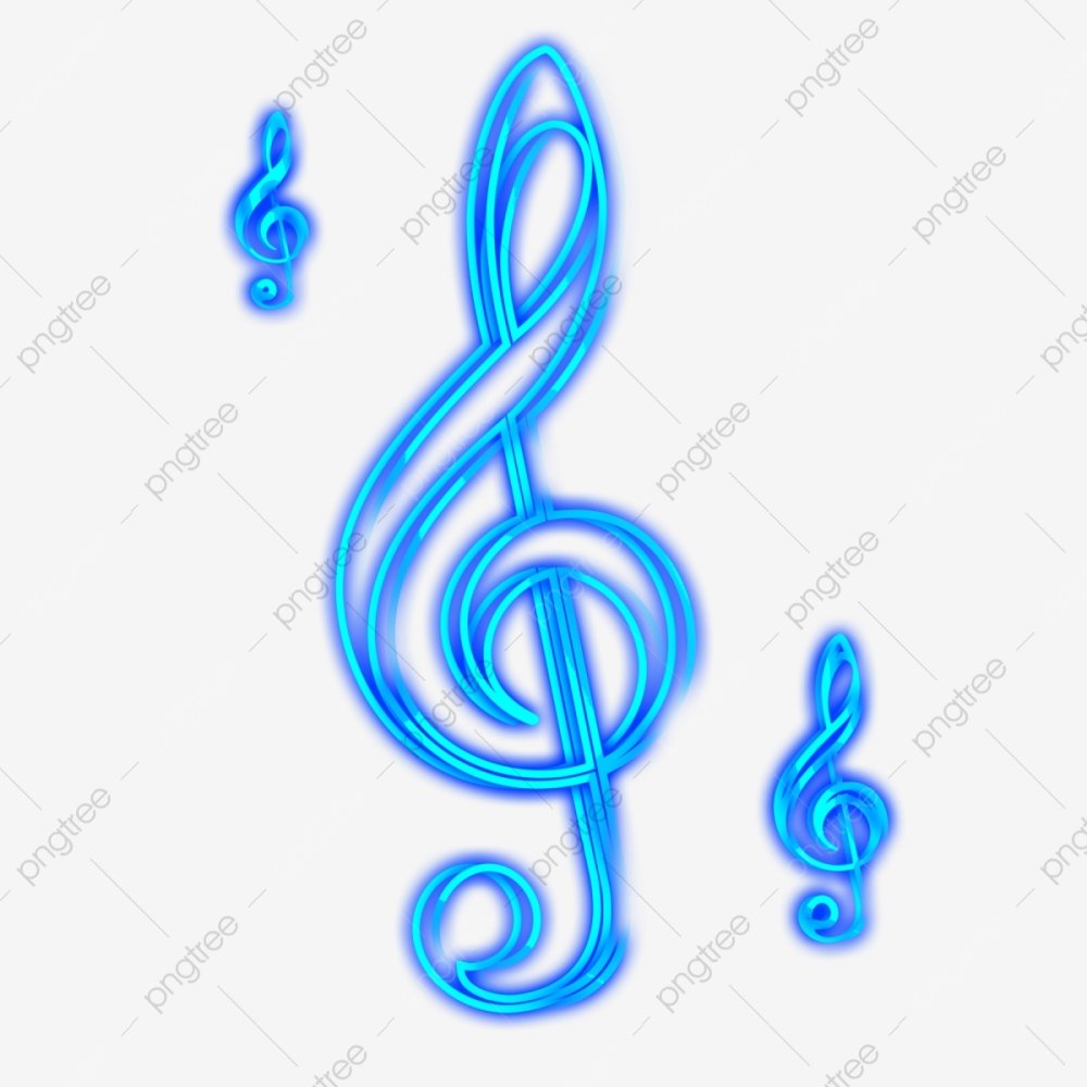 Скрипичный ключ на зеленом фоне