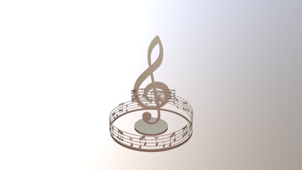 Логотип в виде скрипичного ключа