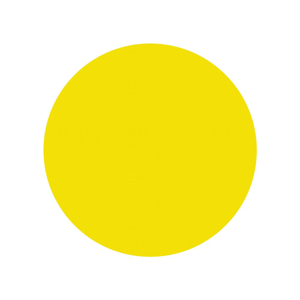 Круг для контрастной маркировки дверных проемов 200мм желтый