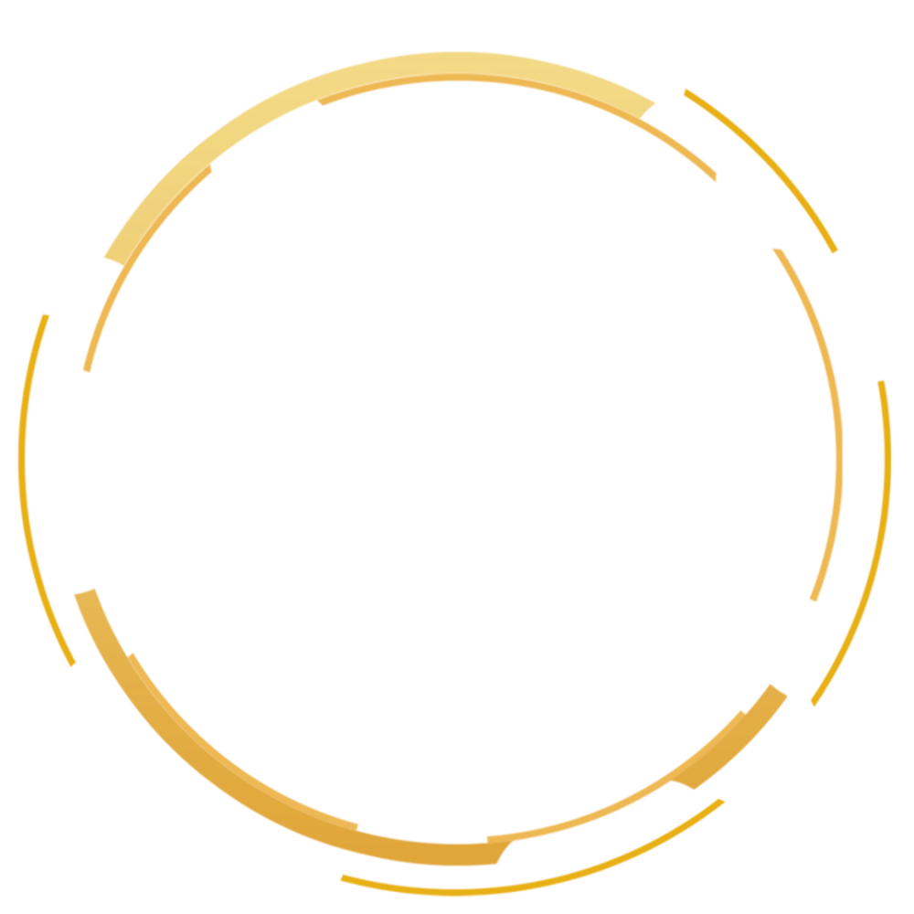 Желтая круглая рамка