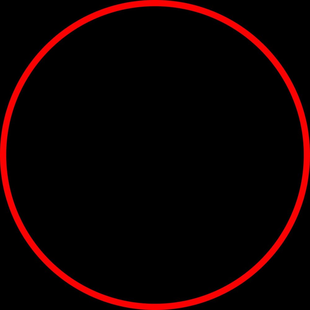 Красно черный круг