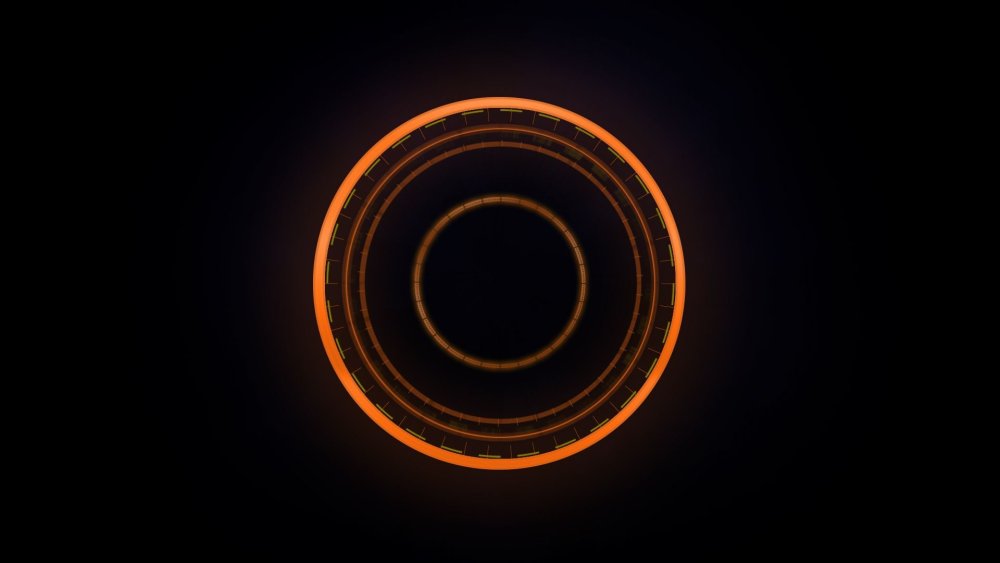 Темный фон с кругами