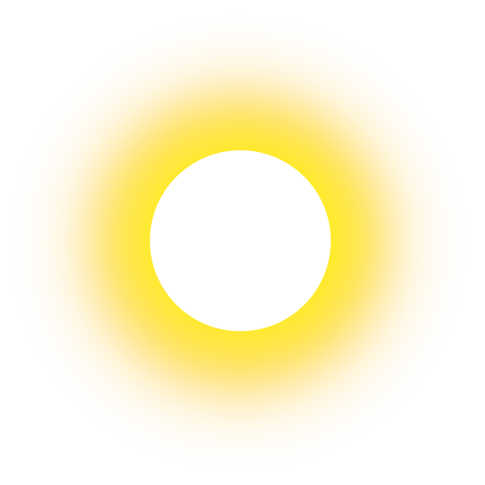 Желтые светящиеся круги