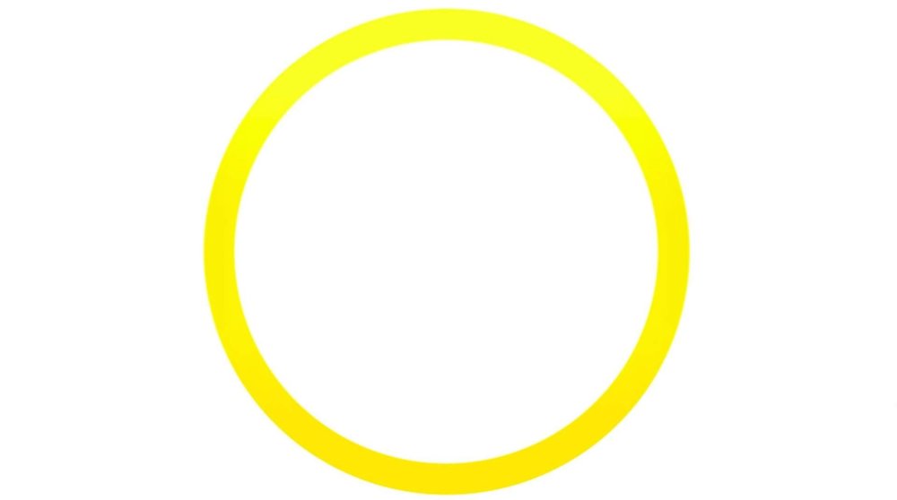 Желтый круг