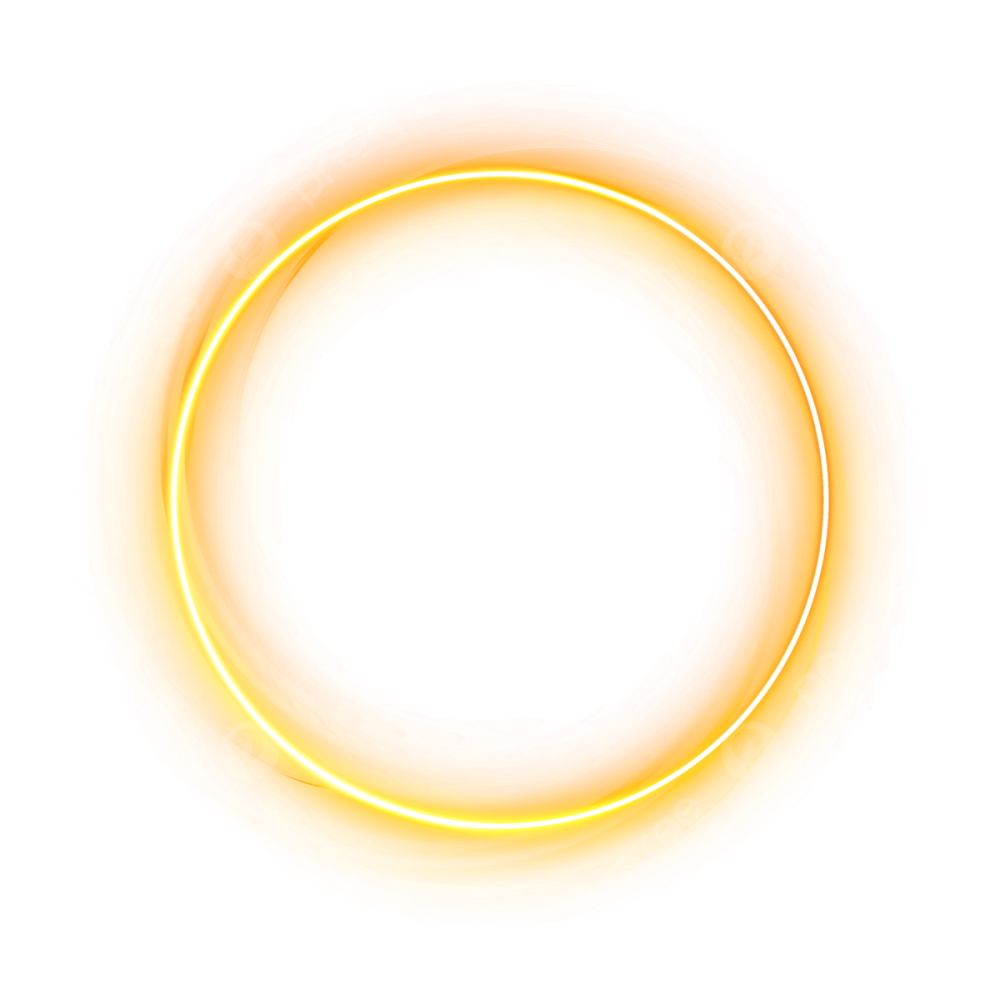 Светящийся круг на белом фоне