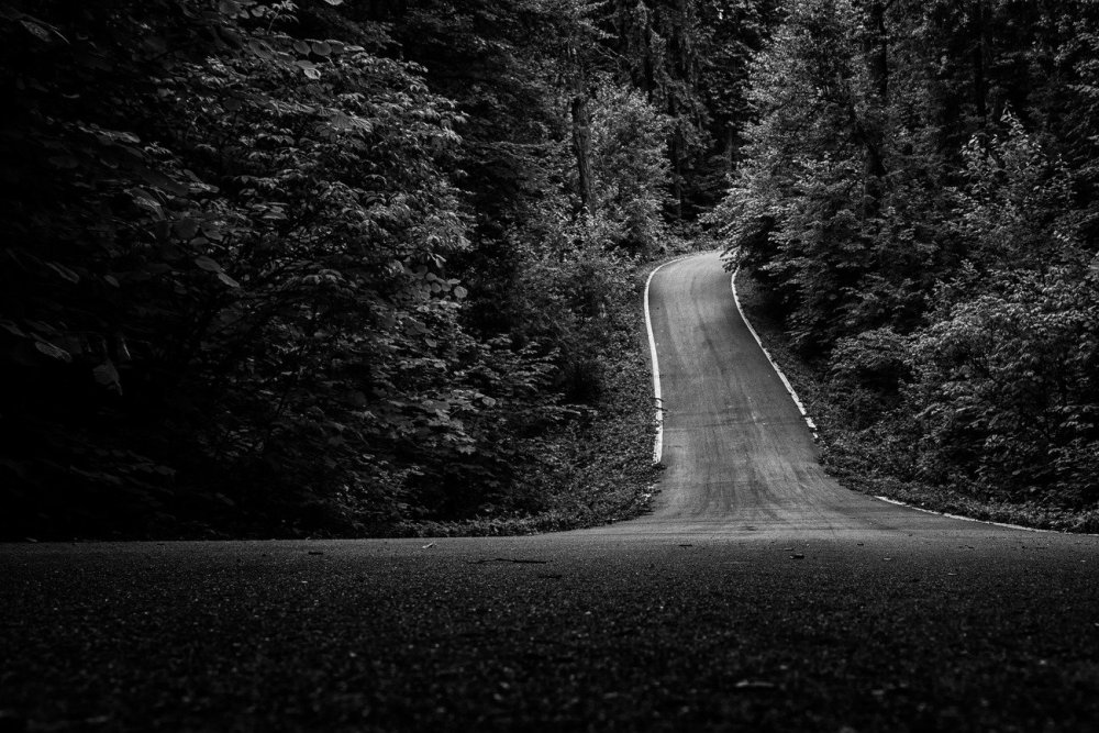 Дорога темно
