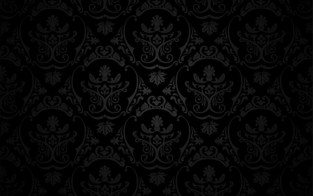 Черный фон с узорами
