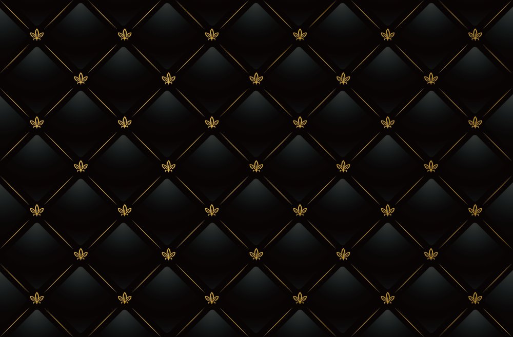 Золото на черном фоне