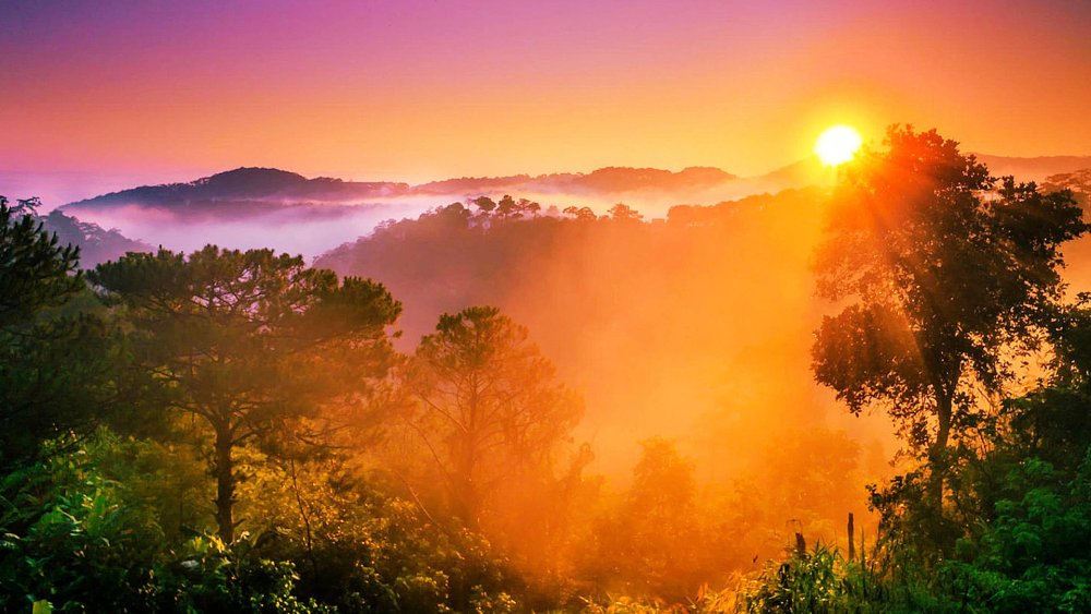 Природа рассвет