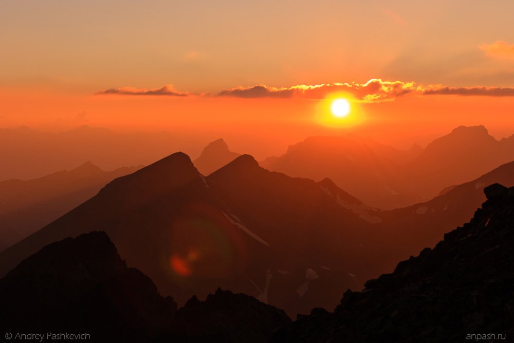 Кавказ рассвет