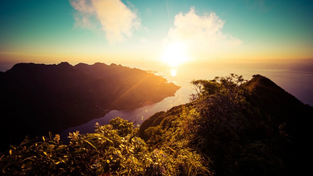 Рассвет в горах