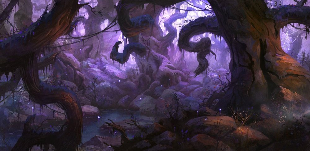 Волшебный мрачный лес