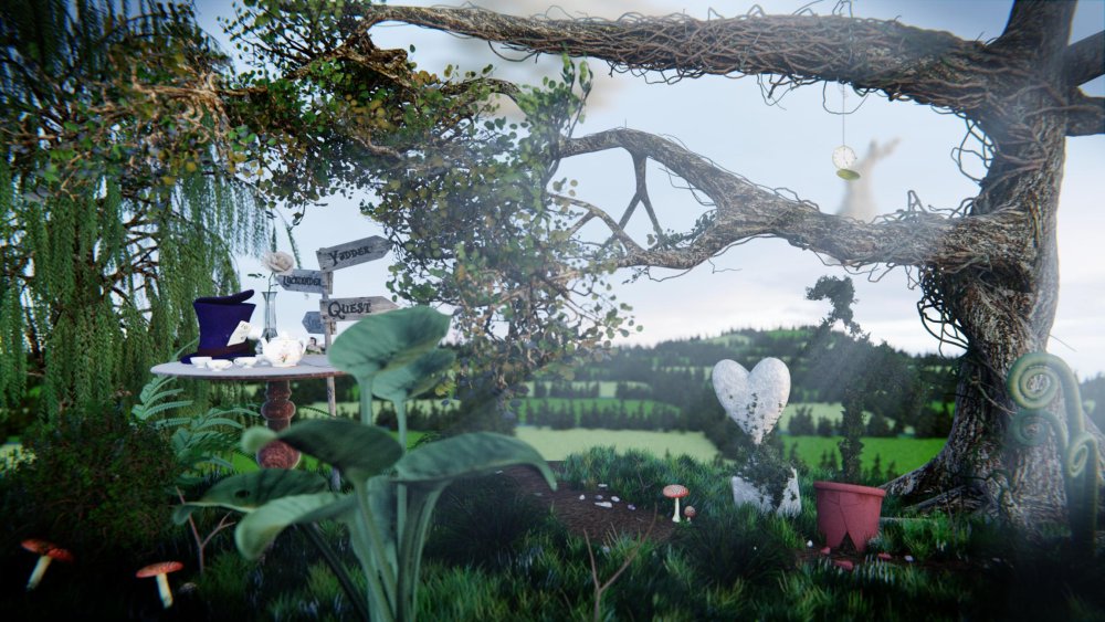 Алиса в Зазеркалье дерево