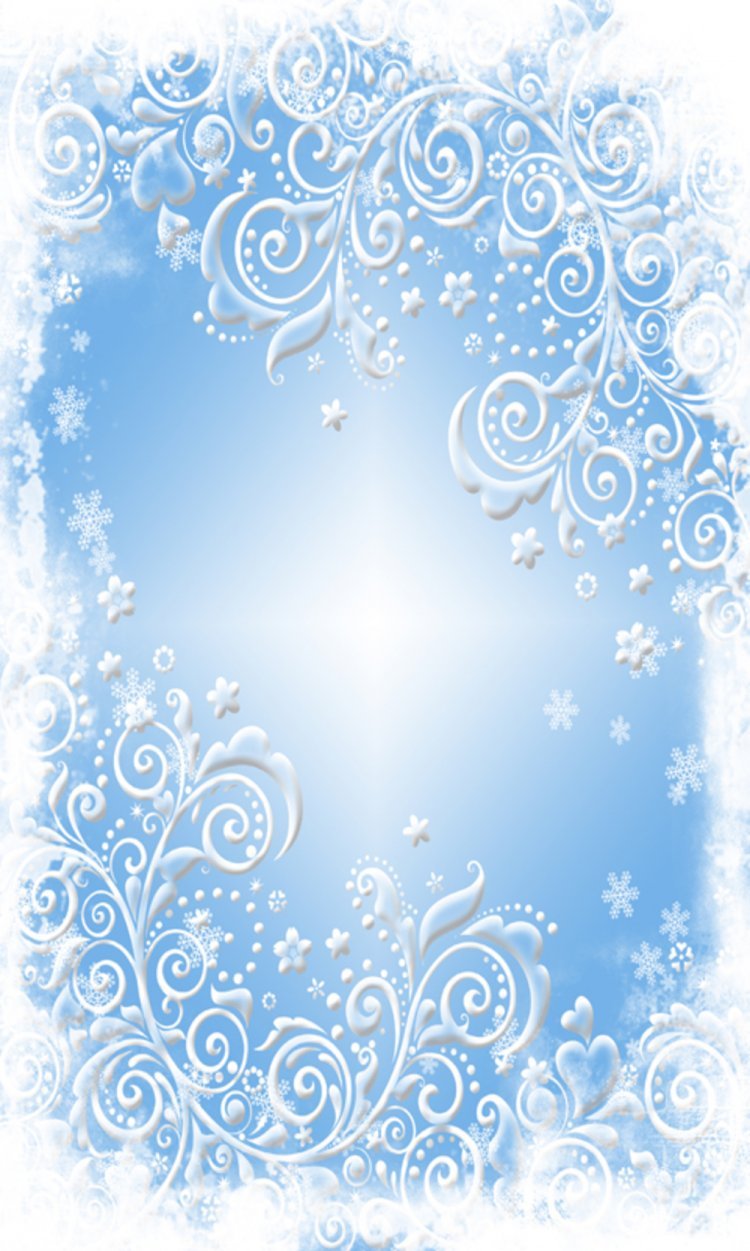 Новогодняя рамка на прозрачном фоне