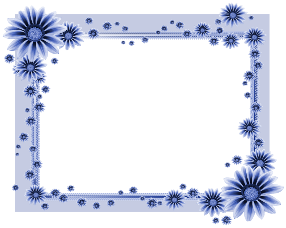 Зимние рамочки на прозрачном фоне