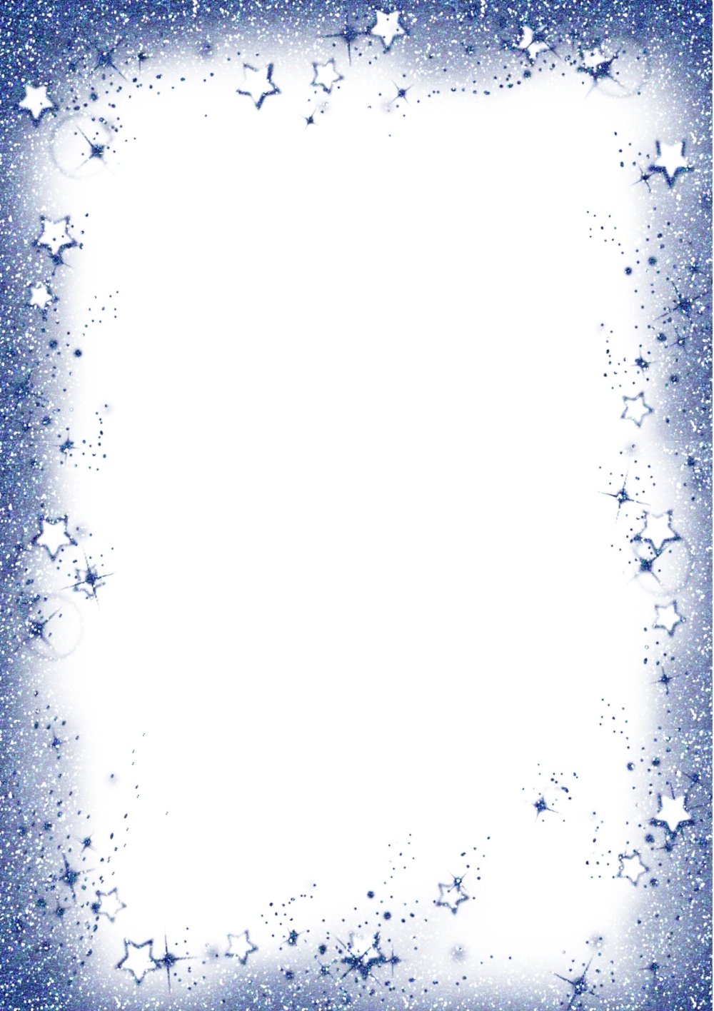 Зимние рамочки на прозрачном фоне