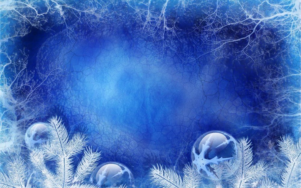 Зимняя рамка