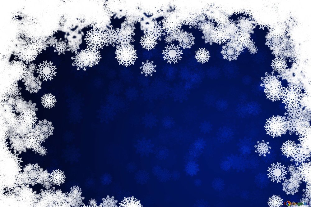 Рамка снежинки