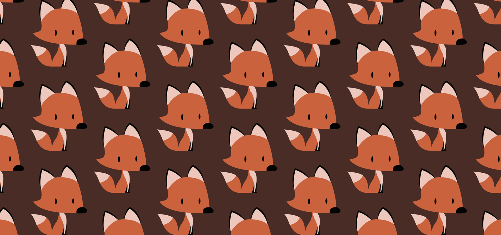 Фон с лисами