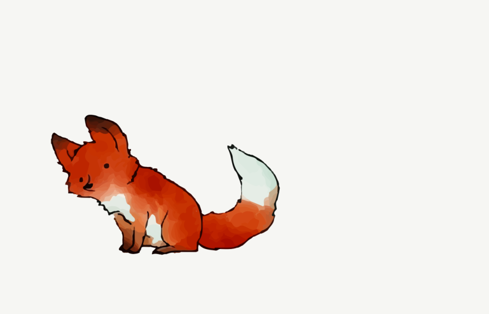 Маленький Лисенок рисунок