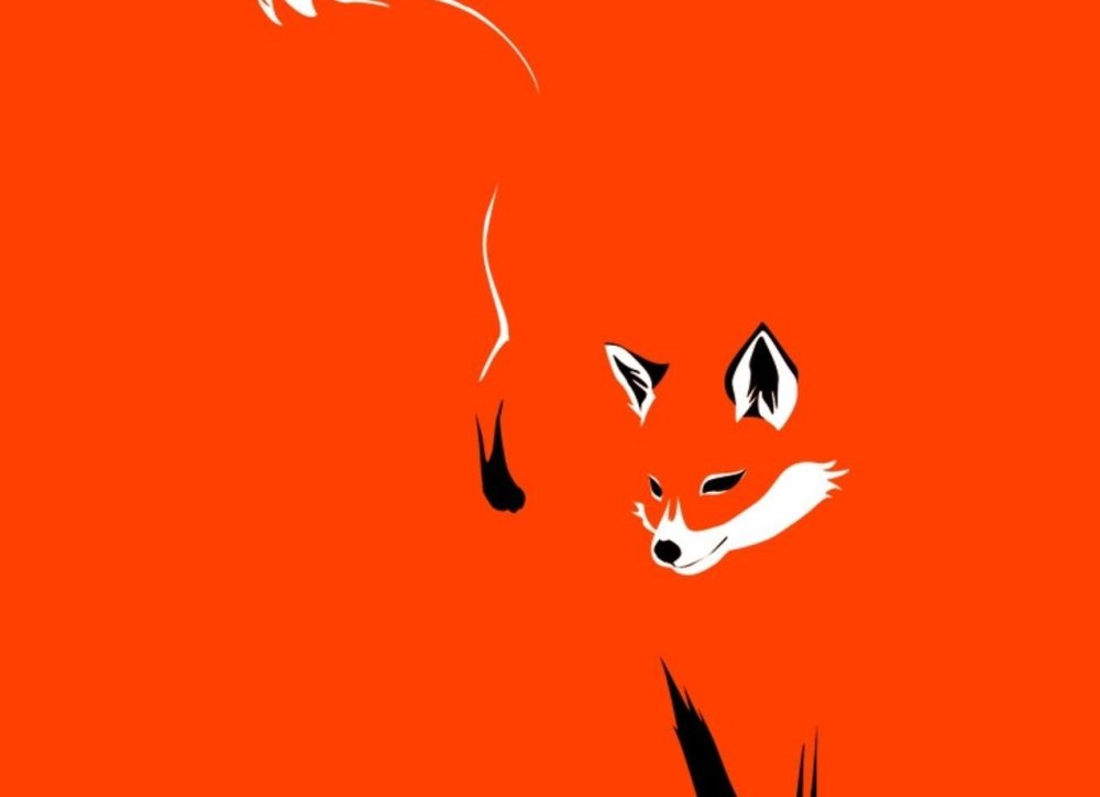 Оранжевые лисы