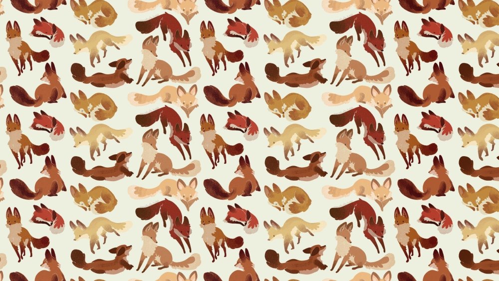 Паттерны с лисами
