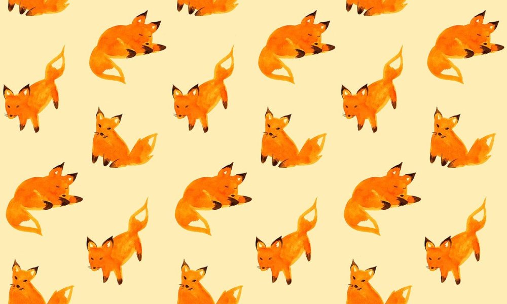 Баннер с лисами