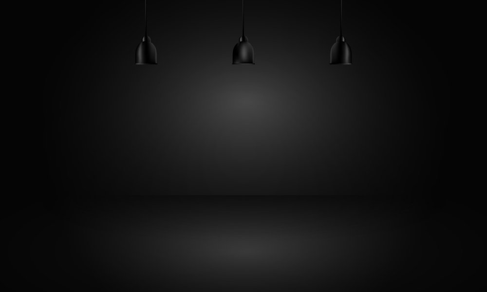 Черный студийный фон