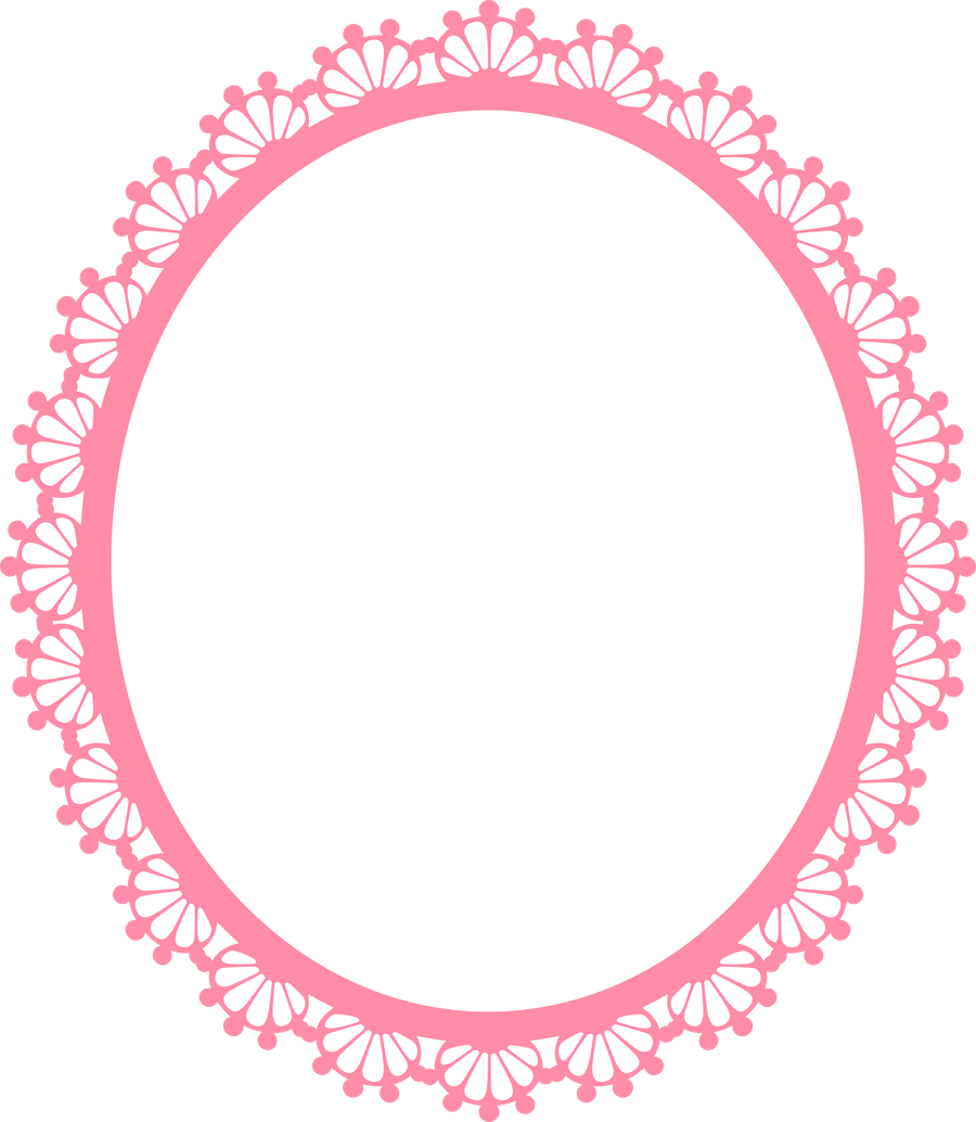 Овальная рамка