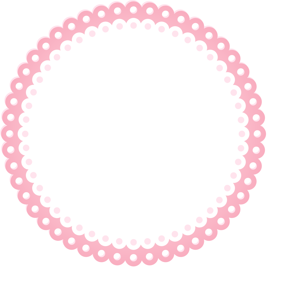 Круглая рамка с розами