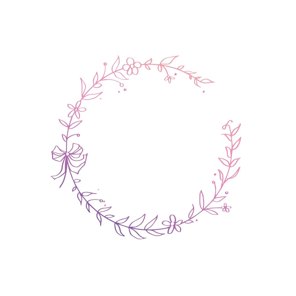 Логотип венок из цветов
