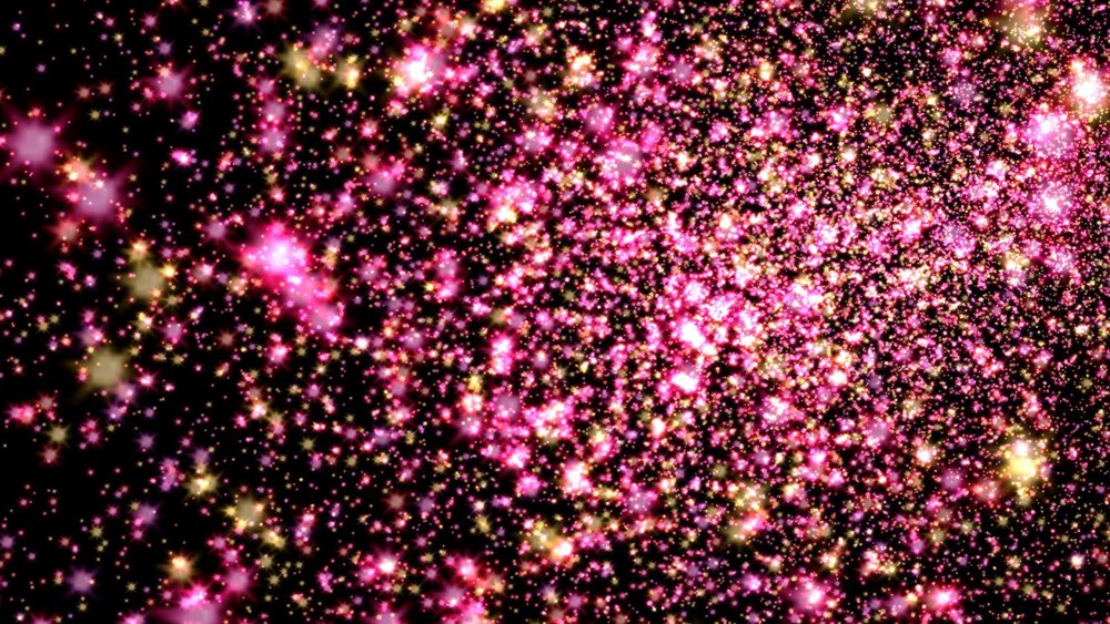 Цветы блестки