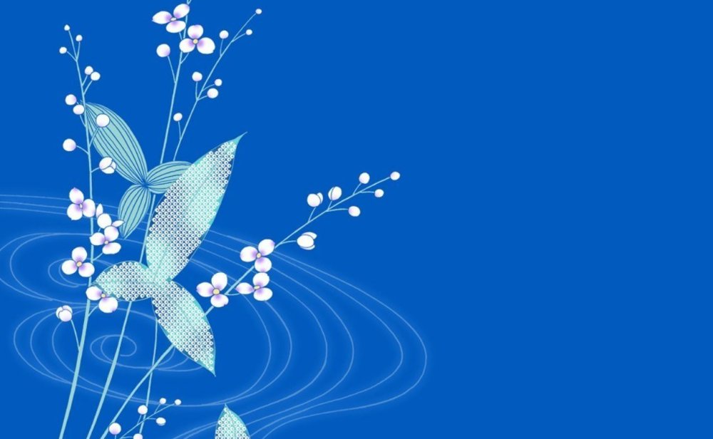 Голубой фон для открытки