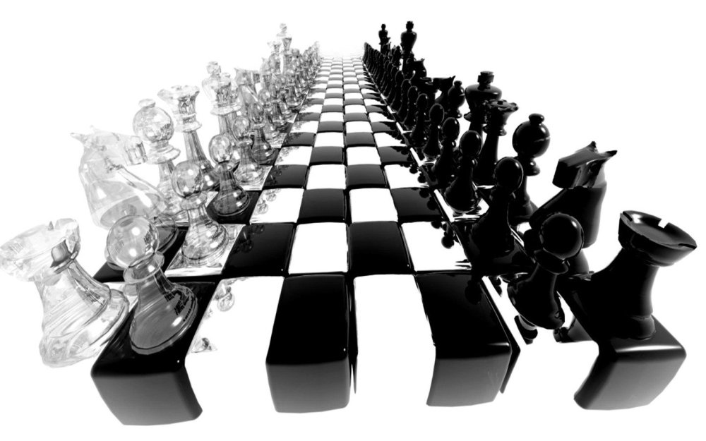 Шахматные фигуры абстракция