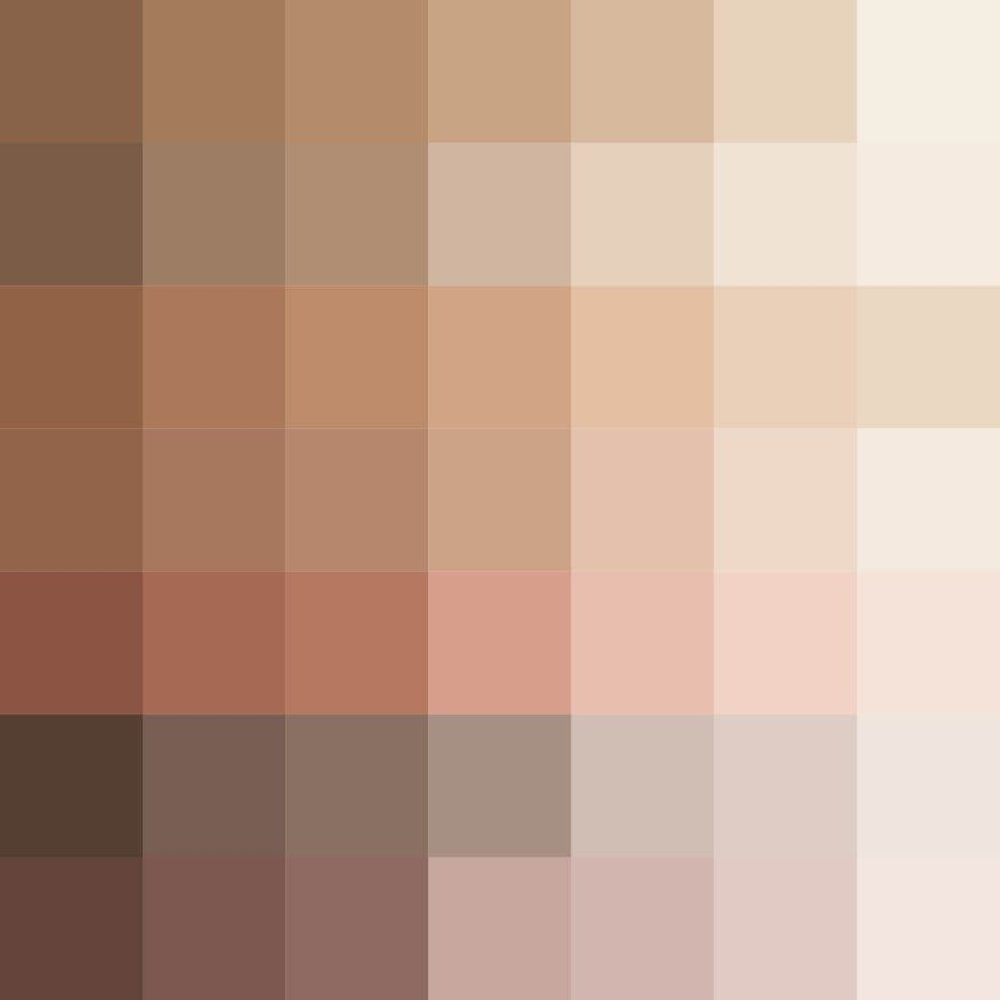 Коричневая палитра