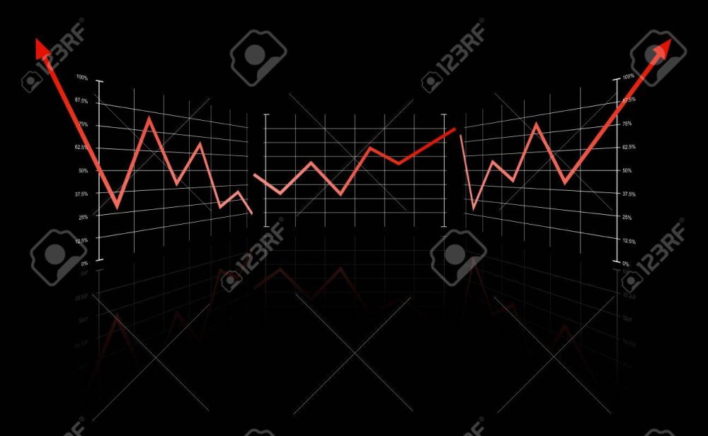 Диаграмма на черном фоне