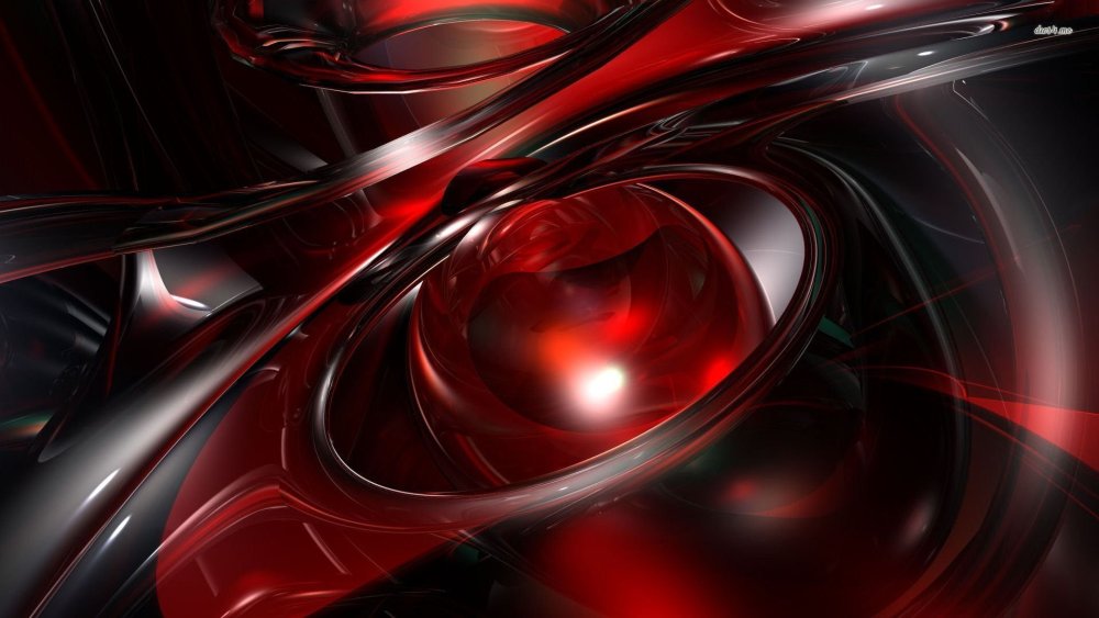 Красно черная абстракция