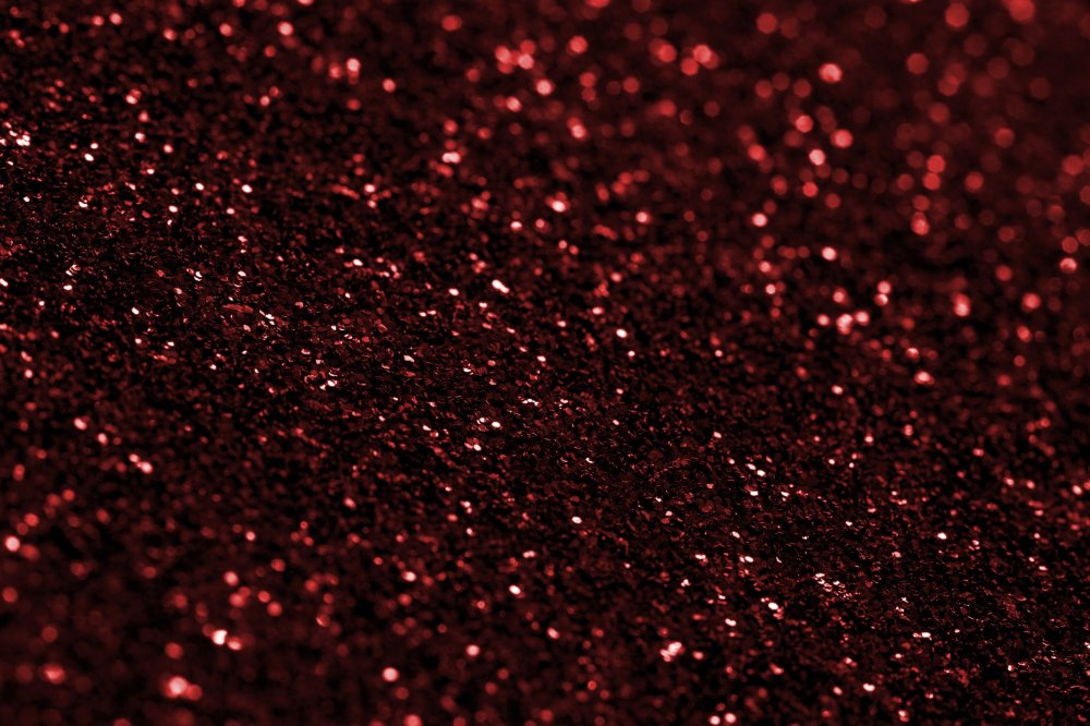 Красные блестки